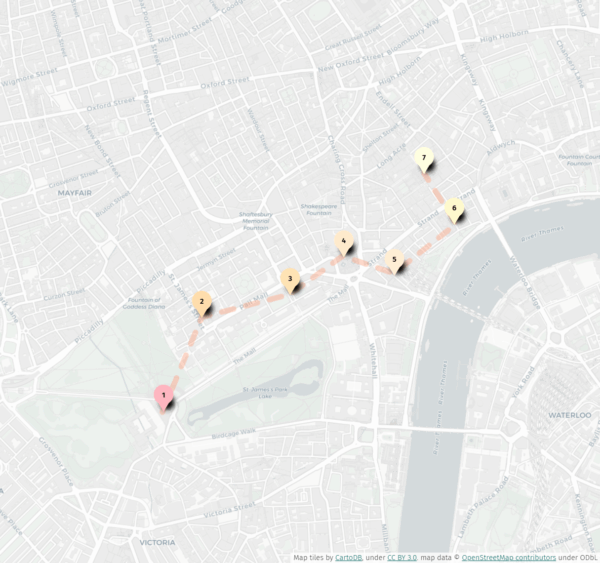 ScienceRallye_London_Map_Detail London - Team tour